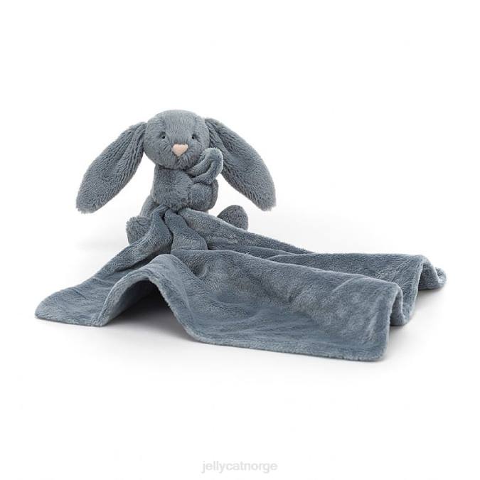 Jellycat bashful dusky bunny smokk blå leketøy 8RNH271