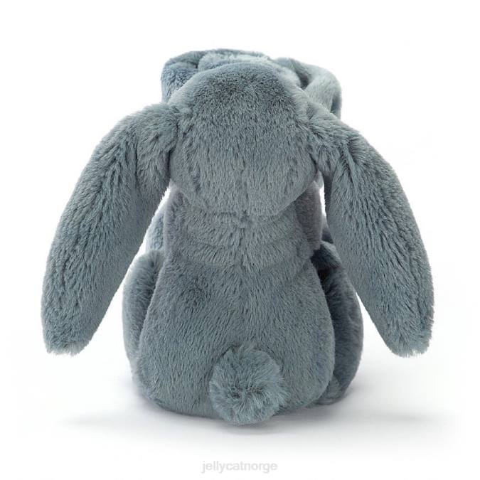 Jellycat bashful dusky bunny smokk blå leketøy 8RNH271