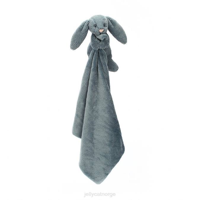 Jellycat bashful dusky bunny smokk blå leketøy 8RNH271