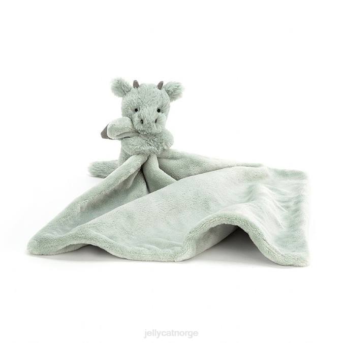 Jellycat blyg drage smokker grønn leketøy 8RNH460