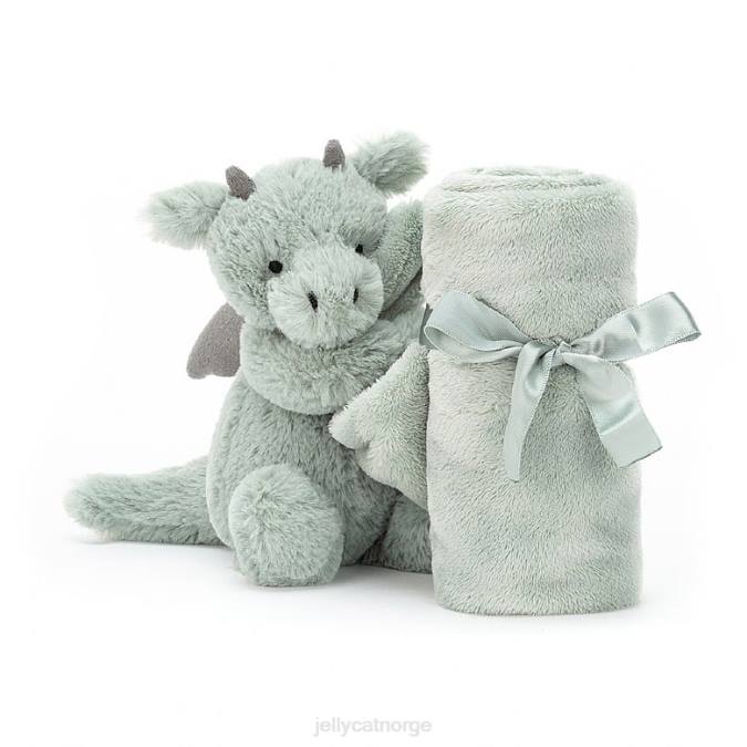 Jellycat blyg drage smokker grønn leketøy 8RNH460