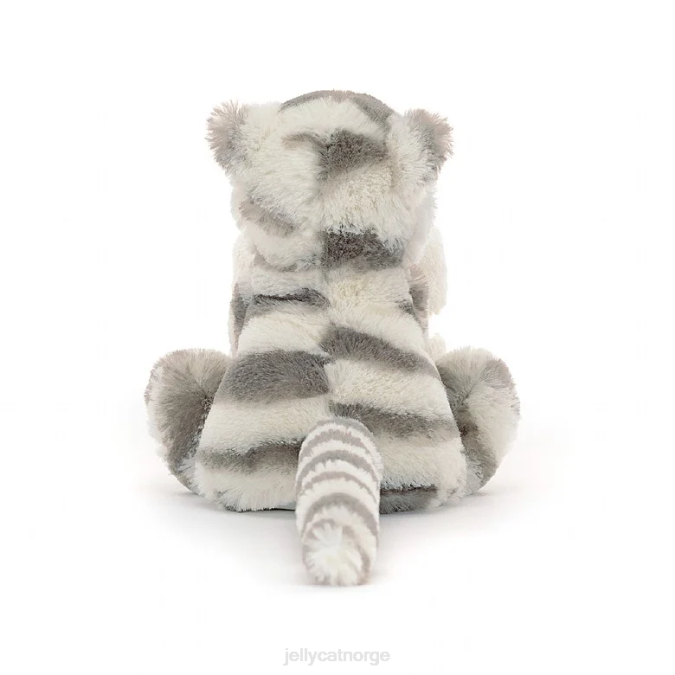 Jellycat blyg snøtigersmokk grå og hvit leketøy 8RNH264