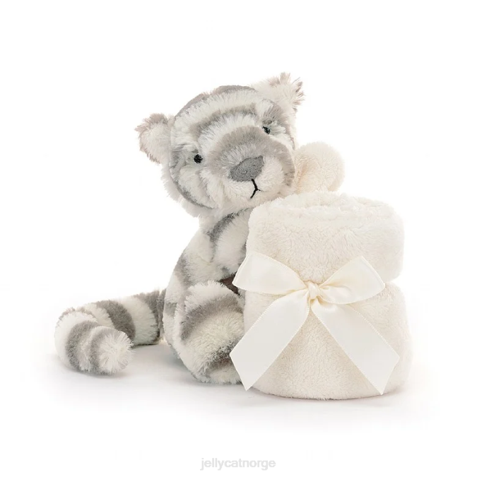 Jellycat blyg snøtigersmokk grå og hvit leketøy 8RNH264
