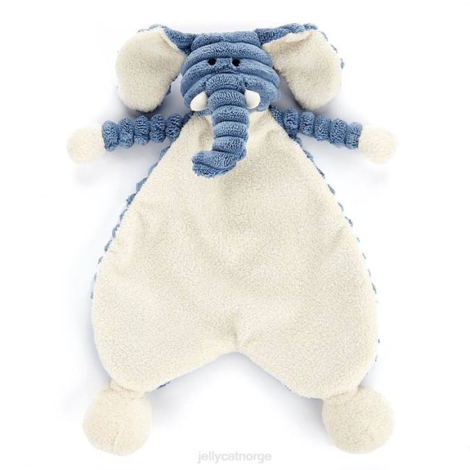 Jellycat cordy roy babyelefantsmokk blå leketøy 8RNH654