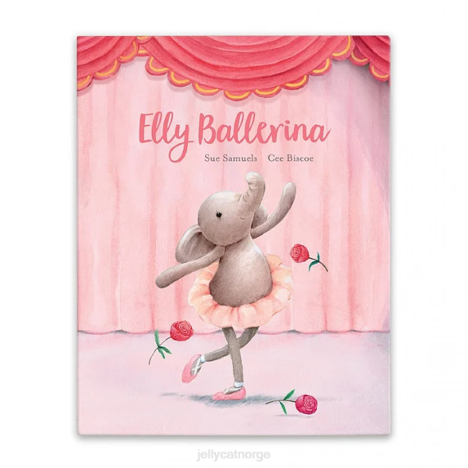 Jellycat elly ballerina bok flerfarget bok 8RNH703