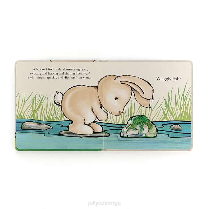 Jellycat hvem kan jeg finne bok og liten kanin honning bok 8RNH737