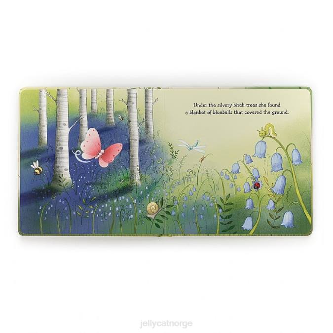 Jellycat in the wild garden book og beatrice sommerfugl rosa bok 8RNH783