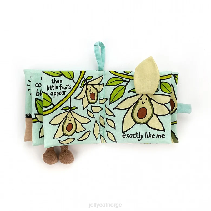 Jellycat avokado stoff bok flerfarget bok 8RNH764