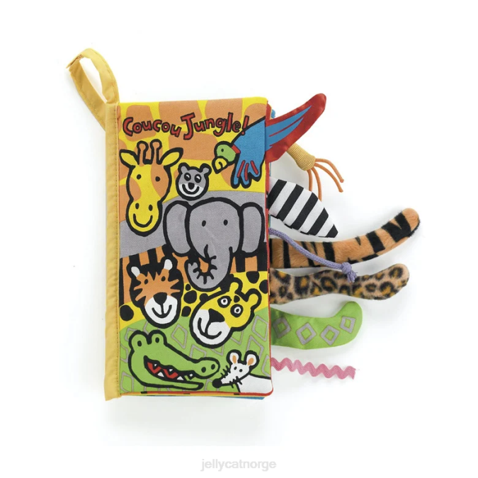Jellycat coucou jungle livre flerfarget bok 8RNH785