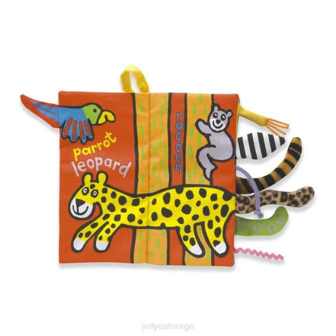 Jellycat jungly tails bok flerfarget bok 8RNH754