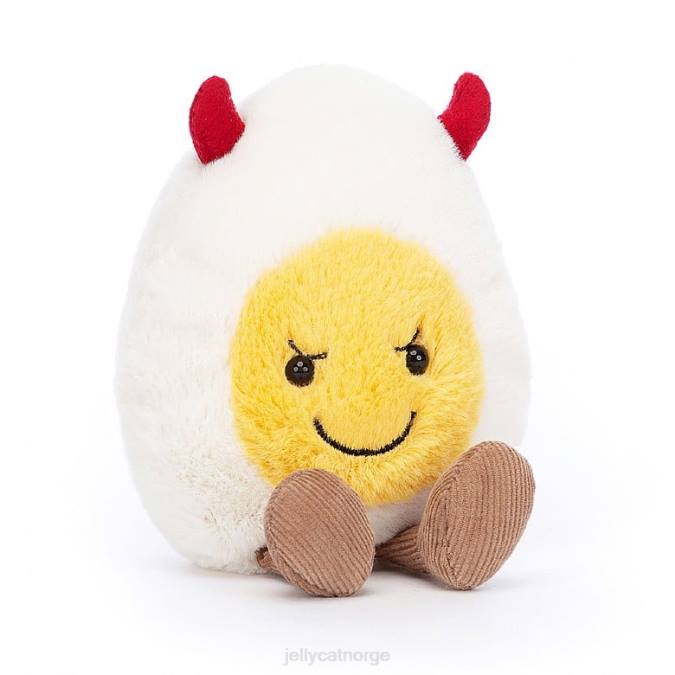 Jellycat amuseable devilled egg flerfarget leketøy 8RNH18
