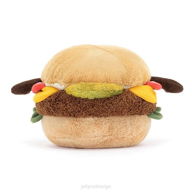 Jellycat morsom burger flerfarget leketøy 8RNH88