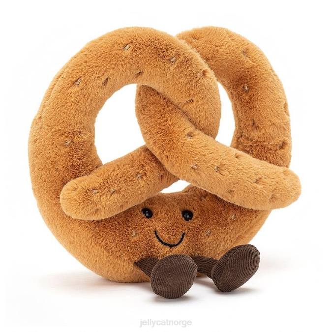 Jellycat morsom pretzel beige leketøy 8RNH589