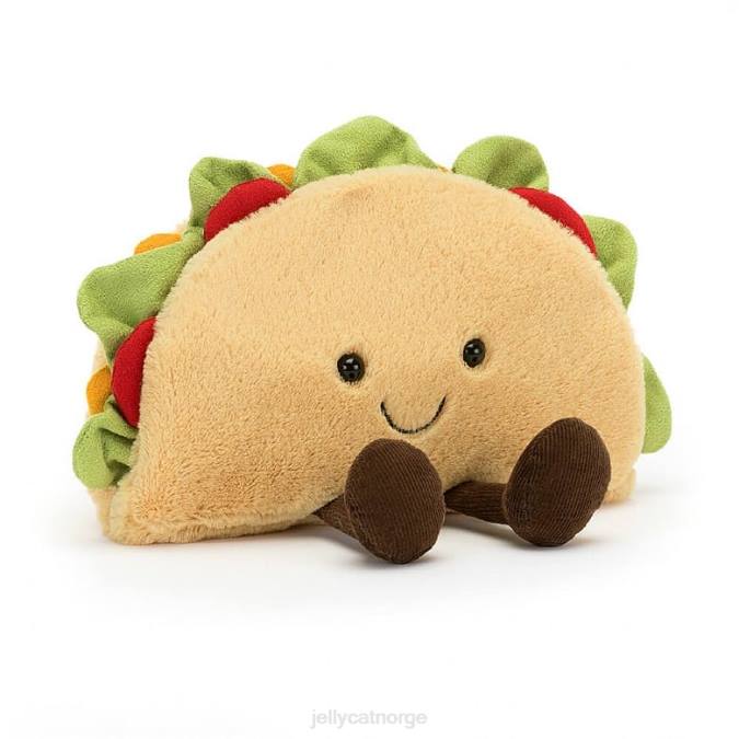 Jellycat morsom taco beige leketøy 8RNH57
