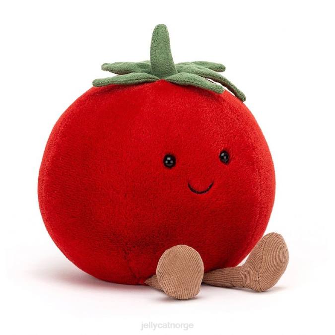 Jellycat morsom tomatrød leketøy 8RNH601