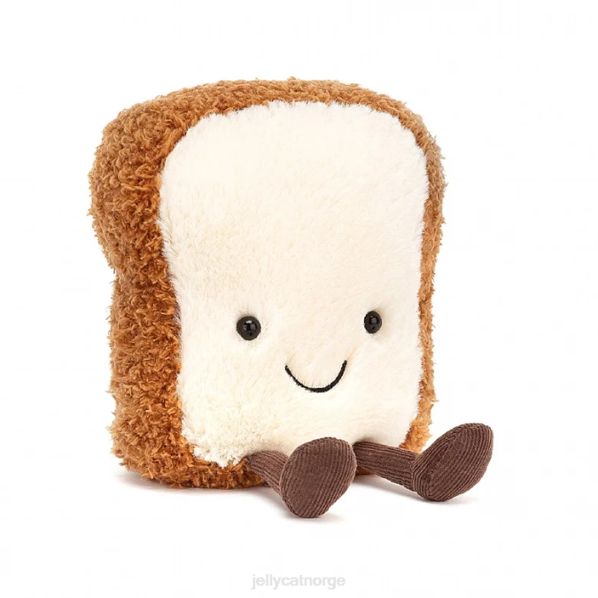 Jellycat underholdende toast brun og hvit leketøy 8RNH533