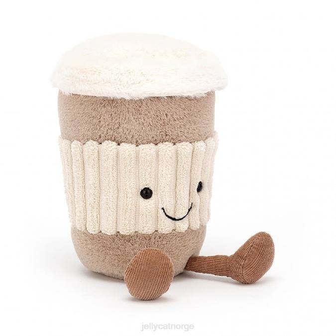 Jellycat underholdende kaffe-to-go beige leketøy 8RNH675