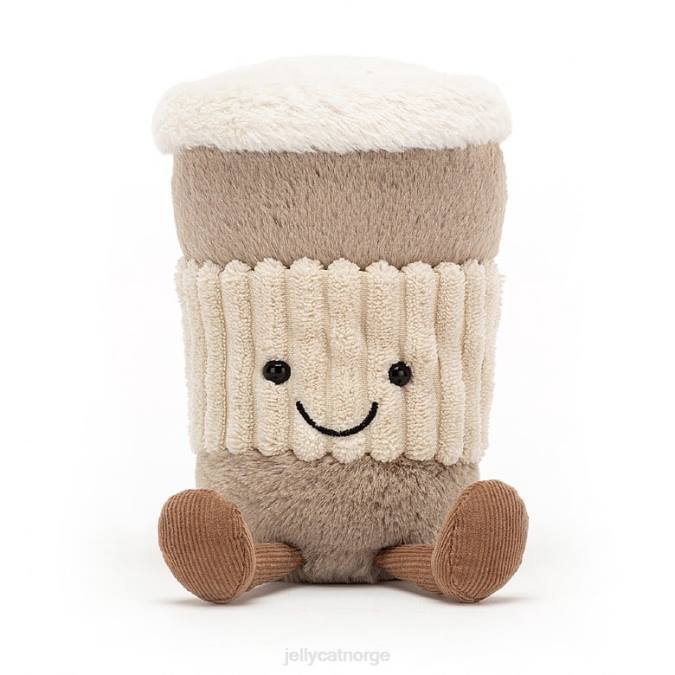 Jellycat underholdende kaffe-to-go beige leketøy 8RNH675