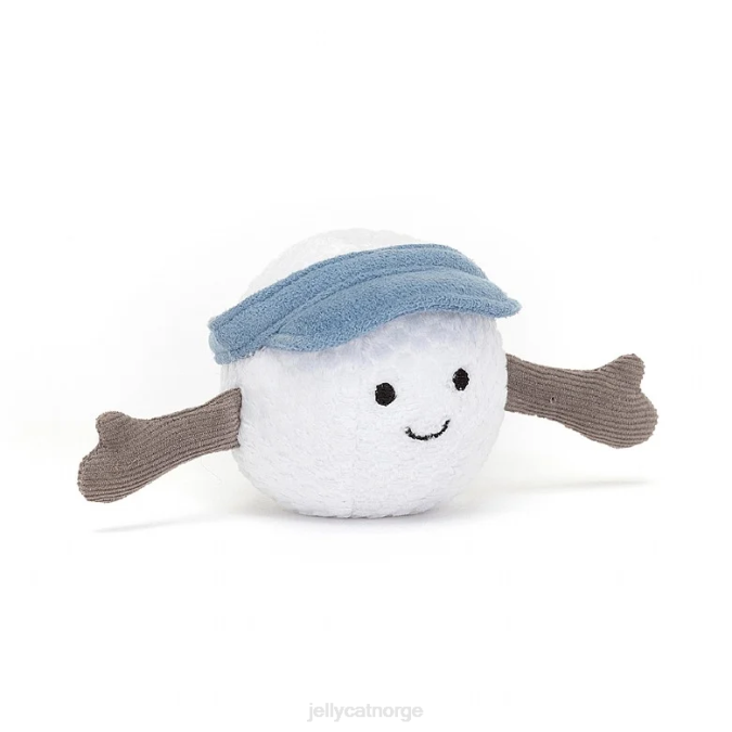 Jellycat morsom sport golfball krem leketøy 8RNH47