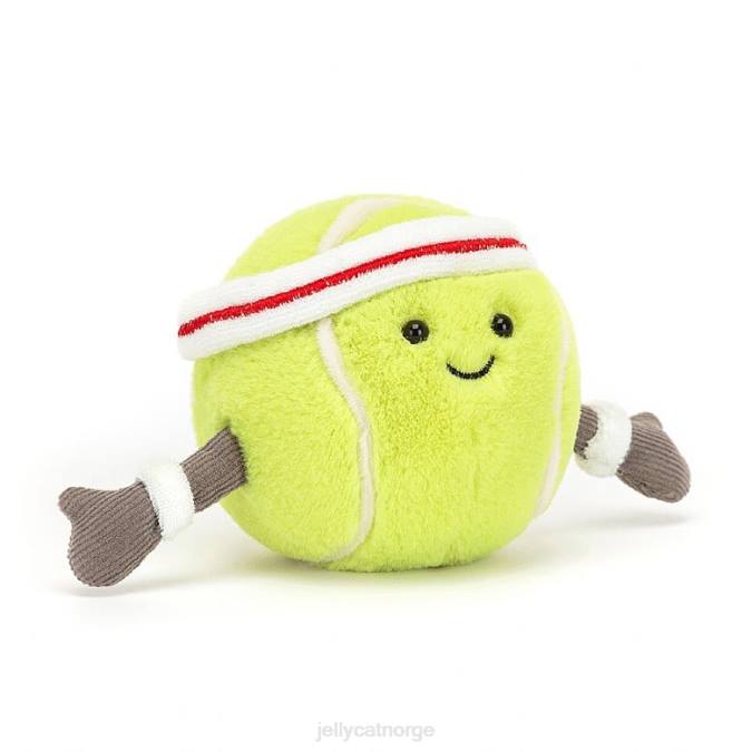 Jellycat morsomme sports tennisball grønn leketøy 8RNH28