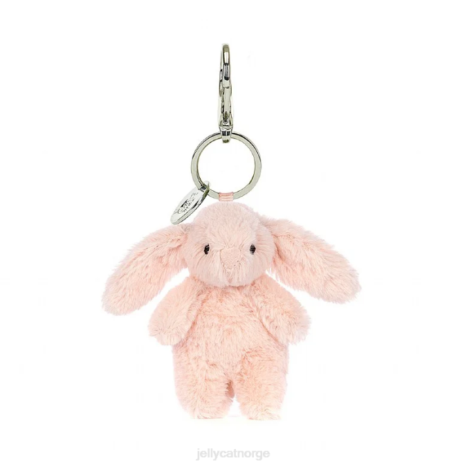 Jellycat bashful blush bunny bag sjarm fersken tilbehør 8RNH613