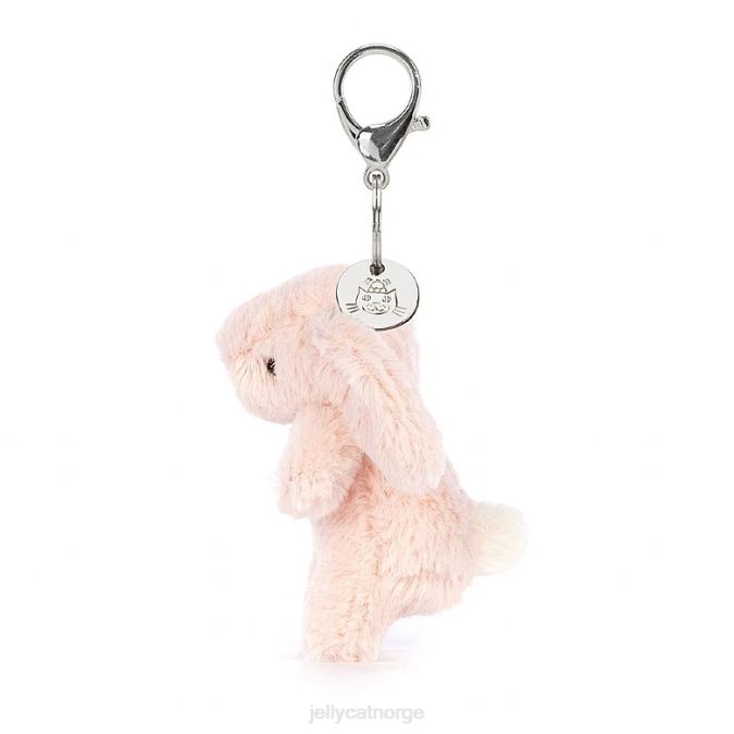 Jellycat bashful blush bunny bag sjarm fersken tilbehør 8RNH613