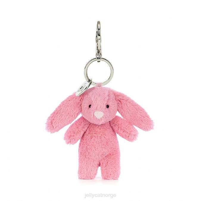 Jellycat bashful bunny bag sjarm rosa tilbehør 8RNH24