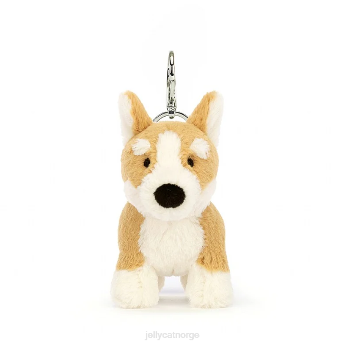 Jellycat betty corgi bag sjarm honning tilbehør 8RNH84