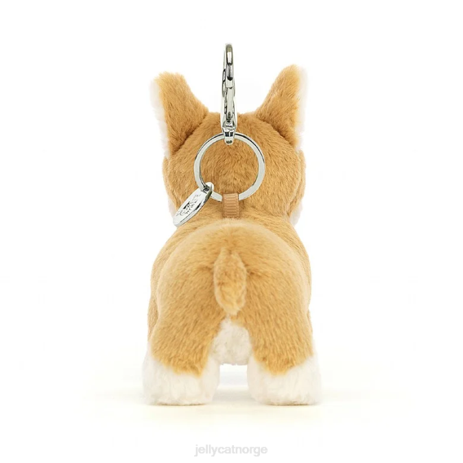 Jellycat betty corgi bag sjarm honning tilbehør 8RNH84