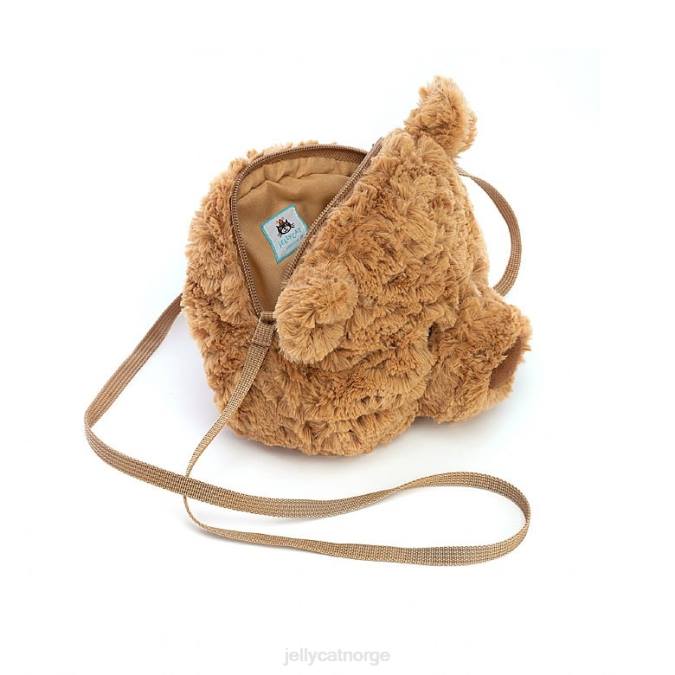 Jellycat bartholomew bear bag brun bag 8RNH670