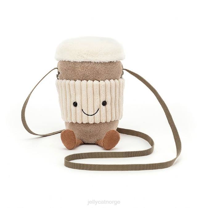Jellycat morsom kaffe-to-go bag beige bag 8RNH31