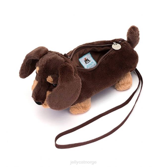 Jellycat otto pølse hundepose brun bag 8RNH72