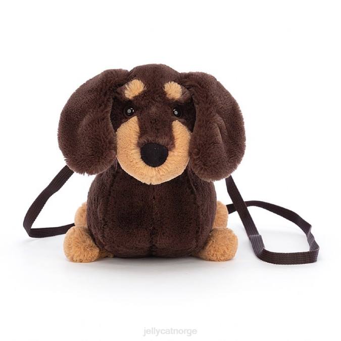 Jellycat otto pølse hundepose brun bag 8RNH72