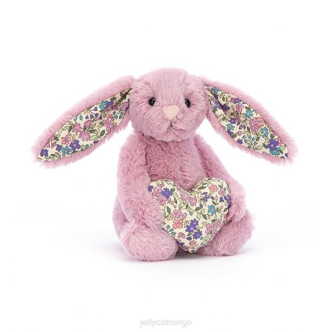 Jellycat blomst hjerte tulipan kanin rosa leketøy 8RNH348
