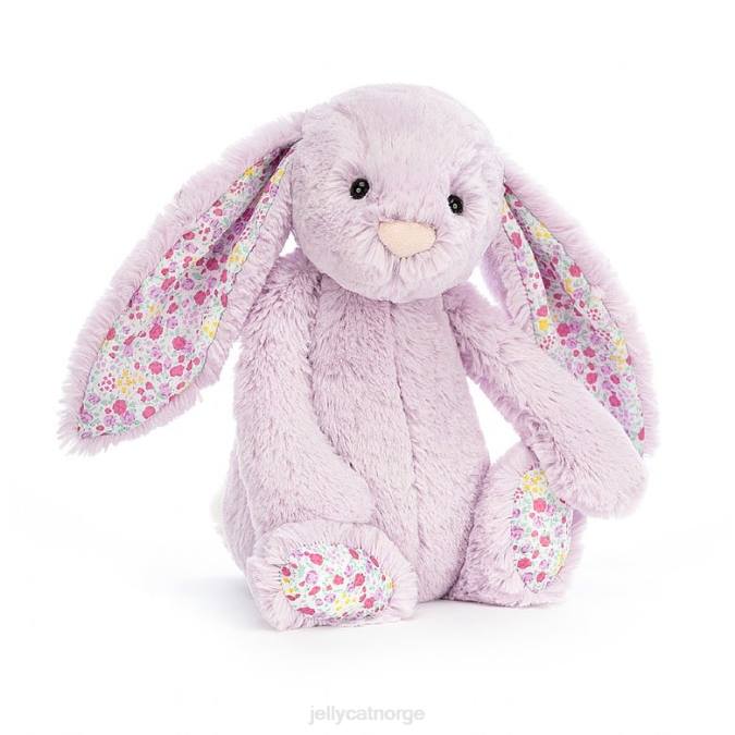 Jellycat blomst jasmin bunny lilla leketøy 8RNH503