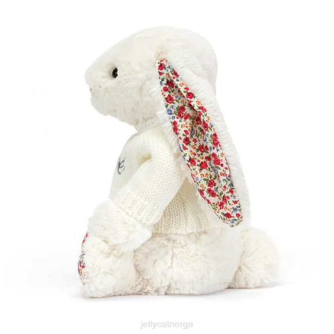 Jellycat blomstrende kanin med personlig genserkrem leketøy 8RNH594