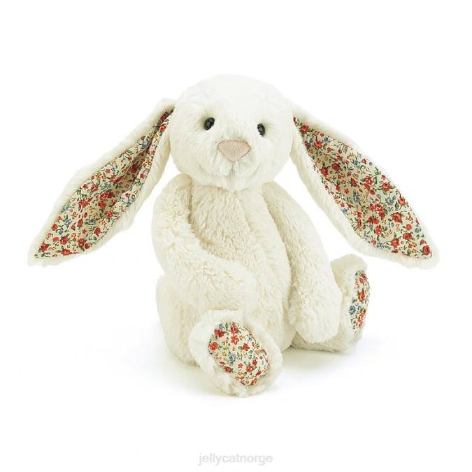 Jellycat blomstrende kaninkrem leketøy 8RNH587