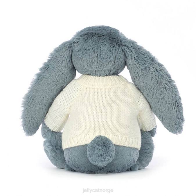 Jellycat blossom dusky med personlig kremgenser blå leketøy 8RNH331