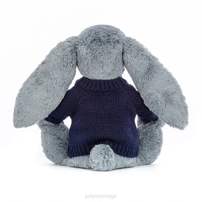 Jellycat blossom dusky med personlig marineblå genser leketøy 8RNH436