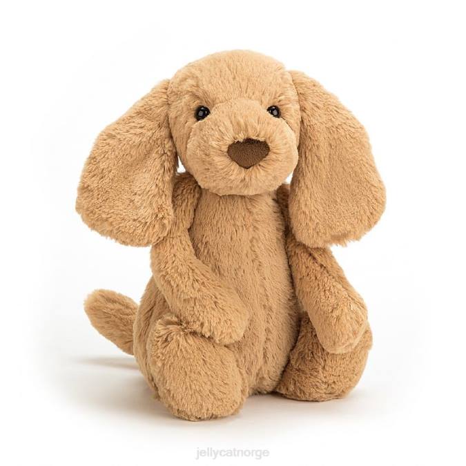 Jellycat bashful fløtekaramell valp beige leketøy 8RNH417