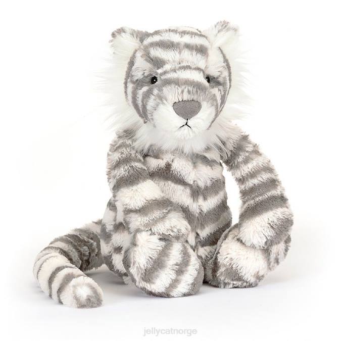 Jellycat blyg snøtiger grå og hvit leketøy 8RNH609