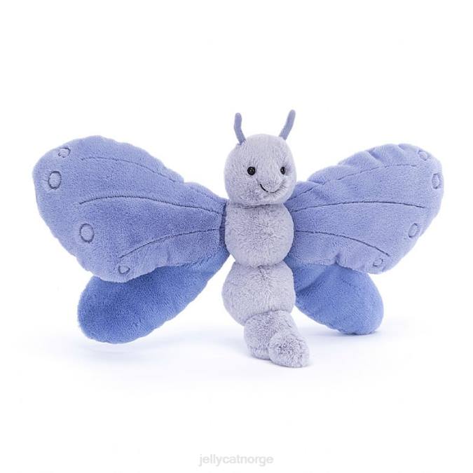 Jellycat bjelle sommerfugl blå leketøy 8RNH235