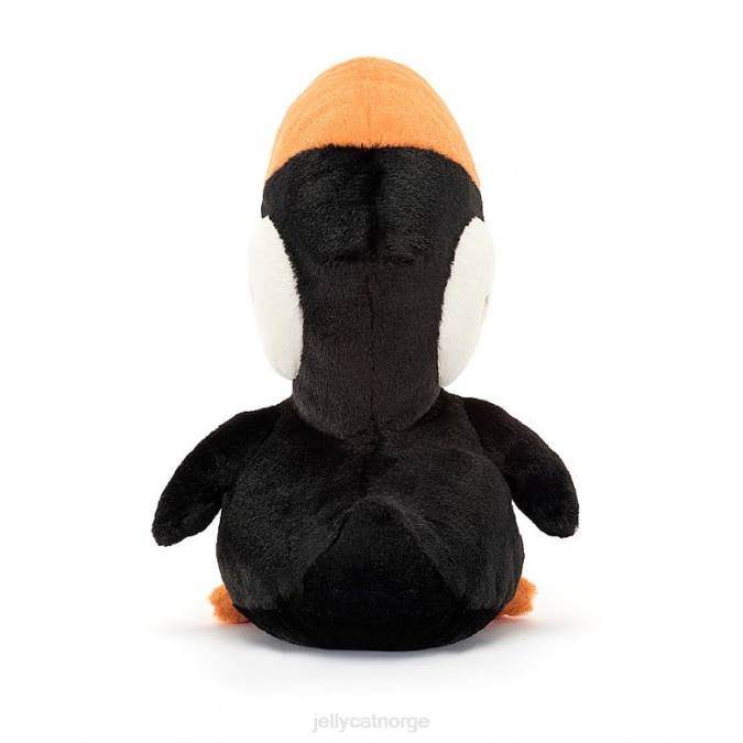 Jellycat bodacious nebb tukan svart og hvit leketøy 8RNH275
