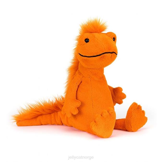 Jellycat cruz crested newt oransje leketøy 8RNH350