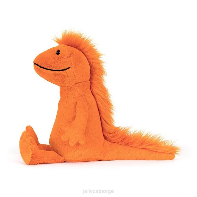 Jellycat cruz crested newt oransje leketøy 8RNH350
