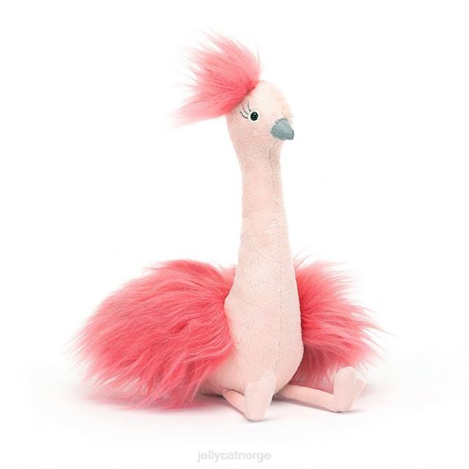 Jellycat fou fou strutsrosa leketøy 8RNH321
