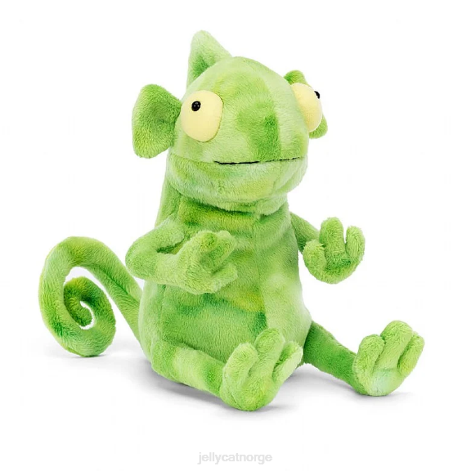 Jellycat frankie frilled-neck øgle grønn leketøy 8RNH301
