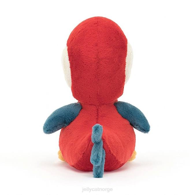 Jellycat fyldig nebb papegøye rød leketøy 8RNH252