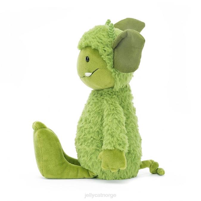 Jellycat grizzo gremlin grønn leketøy 8RNH153