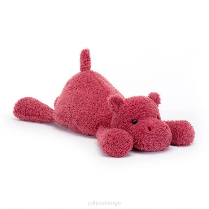 Jellycat splootie flodhest brun leketøy 8RNH447